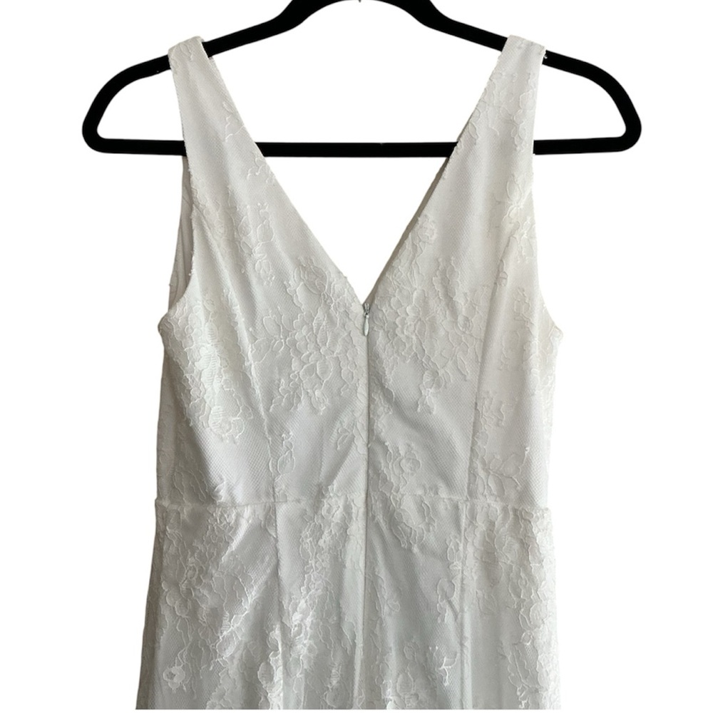 🆕 Lulu’s Romantic Promises White Lace Mermaid Maxi Dress - Sz. S - Picture 7 of 8